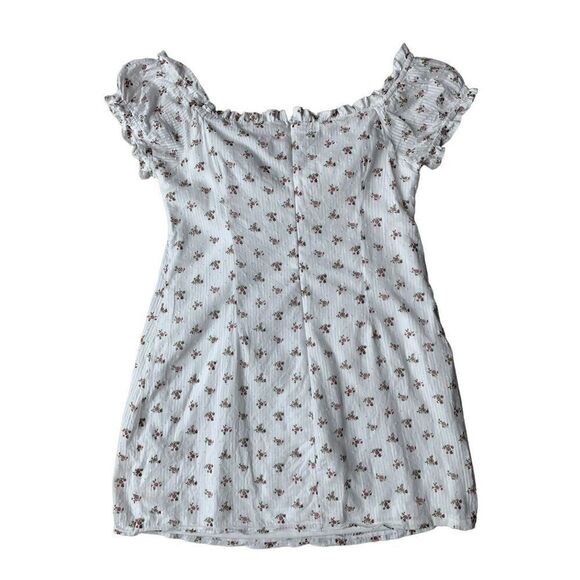 Princess Polly Delta Dawn Mini Dress White Floral - Picture 8 of 13